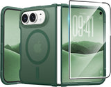 FNTCASE for iPhone 17 Case, Compatible with Magsafe, Glass Screen Protector