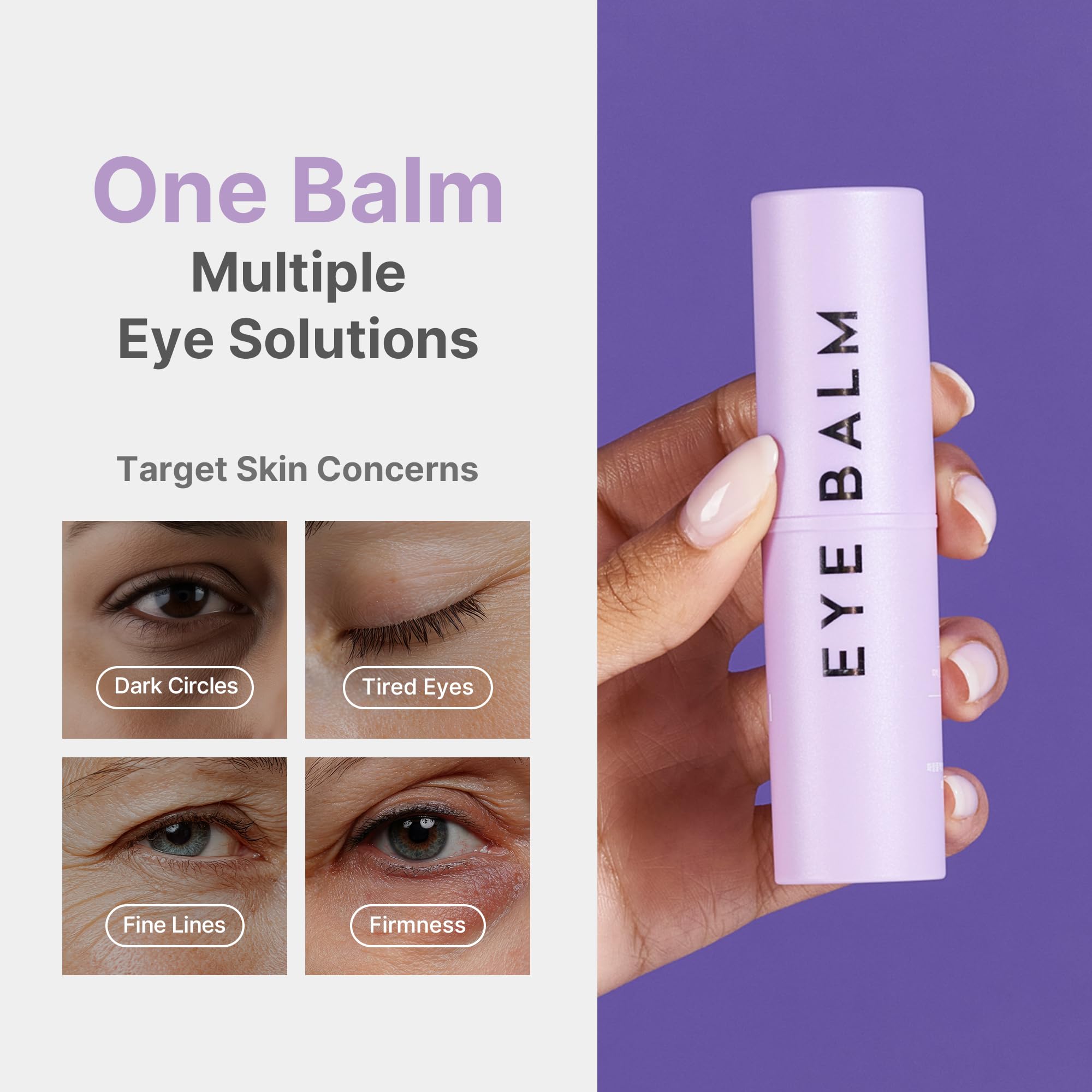 KAHI Wrinkle Bounce Multi Balm Stick | PDRN Collagen Wrinkle Stick | Korean Skin Care |All-in-One Hydrating Lip Balm Eye Cream Neck Cream Make Up Base & Face Mist Moisture Balm