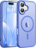 FNTCASE for iPhone 17 Case, Compatible with Magsafe, Glass Screen Protector