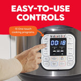 Instant Pot Duo 6 Qt 7-in-1 Electric Pressure Cooker, Stainless Steel