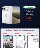 FNTCASE for iPhone 16 Phone Case Compatible with Magsafe Clear Phonecase