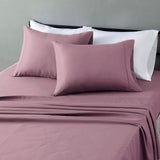 Amazon Basics Lightweight Super Soft Easy Care Wrinkle-Free Breathable Brushed Microfiber 3-Piece Bed Sheet Set with 14-Inch Deep Pockets, Twin, Dark Gray, Solid