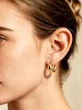 Wgoud 6 Pairs Chunky Gold Hoop Earrings for Women, 14K Gold Plated Hoop Earrings Hypoallergenic, Thick Lightweight Twisted Huggie Hoops Earring Set for Women’s Jewelry GIfts