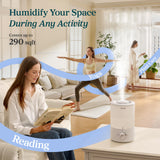 Levoit Top Fill Humidifiers for Bedroom, 2.5L Tank for Large Room, 25dB