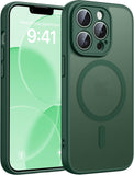 FNTCASE for iPhone 17 Case, Compatible with Magsafe, Glass Screen Protector