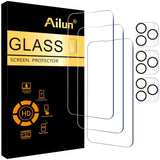 Ailun Screen Protector + Camera Lens Protector for iPhone 17, 3+3Pack