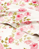 Queen Size 4 Piece Sheet Set - Comfy Breathable & Cooling Sheets - White