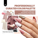 Beetles Gel Nail Polish Kit with U V Light 80Pcs Color Enchantment 55 Colors Gel Polish Starter Kit with Base Top Coat Nail Art Stickers Manicure Tools Gift for Women