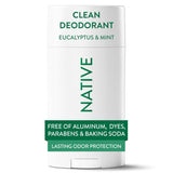 Native Deodorant Contains Naturally Derived Ingredients, 72 Hour Odor Control, Deodorant for Women and Men, Aluminum Free, Coconut & Vanilla 2.65oz