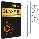 Ailun Screen Protector + Camera Lens Protector for iPhone 17, 3+3Pack