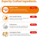 Zesty Paws Dog Allergy Chews - Dog Allergy Relief, Lamb, 90 Ct