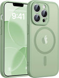 FNTCASE for iPhone 15/14/13 Case, Fit for Magsafe, Glass Screen Protector