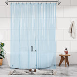 Barossa Design Oeko-tex Certified Shower Curtain Liner Standard Size, Clear