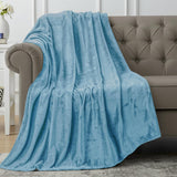 Utopia Bedding Soft Fleece Bed Blanket Throw Size Ash Grey (50x60 Inch)