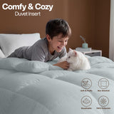 Utopia Bedding Queen Comforter, Duvet Insert, White, 88 x 88 Inches