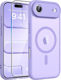 FNTCASE for iPhone 17 Case, Compatible with Magsafe, Glass Screen Protector