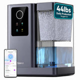 Silonn Ice Maker Countertop, Portable Ice Machine with Carry Handle, Self-Cleaning Ice Makers with Basket and Scoop, 9 Cubes in 6 Mins, 26 lbs per Day, Ideal for Home, Kitchen, Camping, RV
