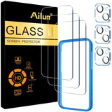 Ailun Screen Protector + Camera Lens Protector for iPhone 17, 3+3Pack