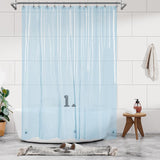 Barossa Design Oeko-tex Certified Shower Curtain Liner Standard Size, Clear