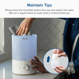 Levoit Top Fill Humidifiers for Bedroom, 2.5L Tank for Large Room, 25dB