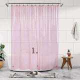 Barossa Design Oeko-tex Certified Shower Curtain Liner Standard Size, Clear