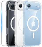 FNTCASE for iPhone 16 Phone Case Compatible with Magsafe Clear Phonecase