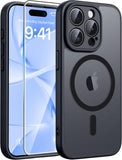 FNTCASE for iPhone 17 Case, Compatible with Magsafe, Glass Screen Protector