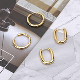 Wgoud 6 Pairs Chunky Gold Hoop Earrings for Women, 14K Gold Plated Hoop Earrings Hypoallergenic, Thick Lightweight Twisted Huggie Hoops Earring Set for Women’s Jewelry GIfts