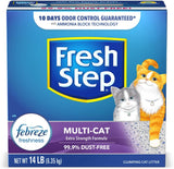 Fresh Step Odor Shield Multi Cat Clumping Cat Litter, 14 lb.
