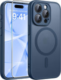 FNTCASE for iPhone 17 Case, Compatible with Magsafe, Glass Screen Protector
