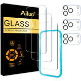Ailun Screen Protector + Camera Lens Protector for iPhone 17, 3+3Pack