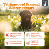 Zesty Paws Dog Allergy Chews - Dog Allergy Relief, Lamb, 90 Ct