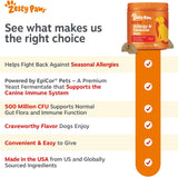 Zesty Paws Dog Allergy Chews - Dog Allergy Relief, Lamb, 90 Ct