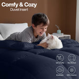 Utopia Bedding Queen Comforter, Duvet Insert, White, 88 x 88 Inches