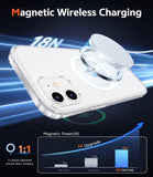 FNTCASE for iPhone 16 Phone Case Compatible with Magsafe Clear Phonecase