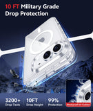 FNTCASE for iPhone 16 Phone Case Compatible with Magsafe Clear Phonecase