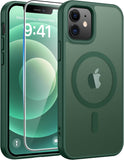 FNTCASE for iPhone 15/14/13 Case, Fit for Magsafe, Glass Screen Protector