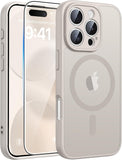 FNTCASE for iPhone 15/14/13 Case, Fit for Magsafe, Glass Screen Protector