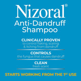 Nizoral Anti-Dandruff Shampoo with 1% Ketoconazole, Fresh Scent, 7 Fl Oz