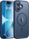FNTCASE for iPhone 17 Case, Compatible with Magsafe, Glass Screen Protector