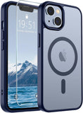 SUPFINE Magnetic for iPhone 13 Case/iPhone 14 Case Black