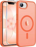 FNTCASE for iPhone 17 Case, Compatible with Magsafe, Glass Screen Protector