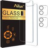 Ailun Screen Protector + Camera Lens Protector for iPhone 17, 3+3Pack
