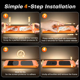 TOCOL for iPhone 17 Pro Screen Protector, Easy Installation