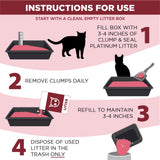 ARM & HAMMER Slide Platinum Easy Clean-Up Clumping Cat Litter, 34 lbs