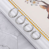 Wgoud 6 Pairs Chunky Gold Hoop Earrings for Women, 14K Gold Plated Hoop Earrings Hypoallergenic, Thick Lightweight Twisted Huggie Hoops Earring Set for Women’s Jewelry GIfts