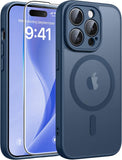 FNTCASE for iPhone 17 Case, Compatible with Magsafe, Glass Screen Protector