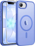 FNTCASE for iPhone 15/14/13 Case, Fit for Magsafe, Glass Screen Protector