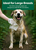 Earth Rated Dog Wipes for Paws & Butt, Deodorizing, Unscented, 100ct