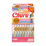 INABA Churu Cat Treats, Lickable, Squeezable Creamy Purée Cat Treat with Green Tea Extract & Taurine, 0.5 Ounces Each Tube, 20 Tubes, Chicken Variety Box